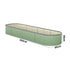 Livsip Garden Bed 320x80x56cm Planter Box Raised Container Galvanised Green-Garden Bed-PEROZ Accessories