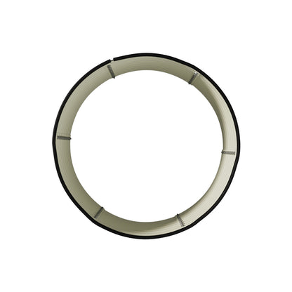 Livsip Garden Bed 90x45cm Galvanised Steel Round-Garden Bed-PEROZ Accessories