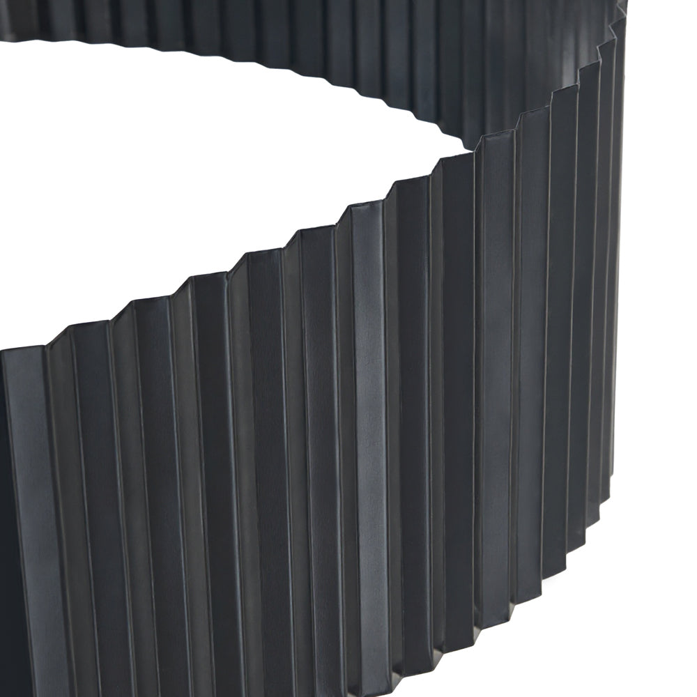 Livsip Garden Edging 10mx30cm Lawn Edge Border Fence Steel Black-Garden Bed-PEROZ Accessories