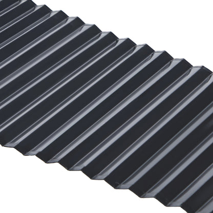 Livsip Garden Edging 10mx30cm Lawn Edge Border Fence Steel Black-Garden Bed-PEROZ Accessories