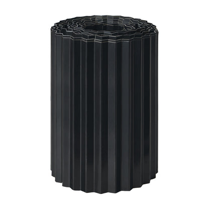 Livsip Garden Edging 20mx30cm Lawn Edge Border Fence Steel Black-Garden Bed-PEROZ Accessories