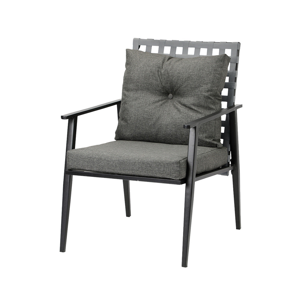 Livsip Outdoor Furniture Setting Ice Bucket Black Table 2 Seater-Outdoor Patio Set-PEROZ Accessories