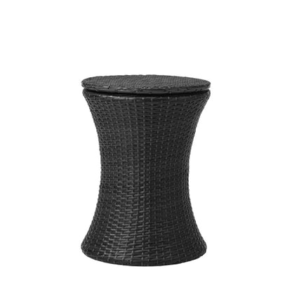 Livsip Outdoor Furniture Setting Ice Bucket Black Table 2 Seater-Outdoor Patio Set-PEROZ Accessories