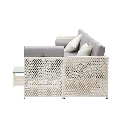 Livsip Outdoor Furniture Sofa Set 7-Piece Wicker Lounge Setting-Outdoor Sofa Set-PEROZ Accessories