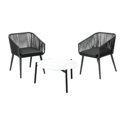 Livsip Outdoor Lounge Setting Furniture 3 Piece Patio Set-Outdoor Patio Set-PEROZ Accessories