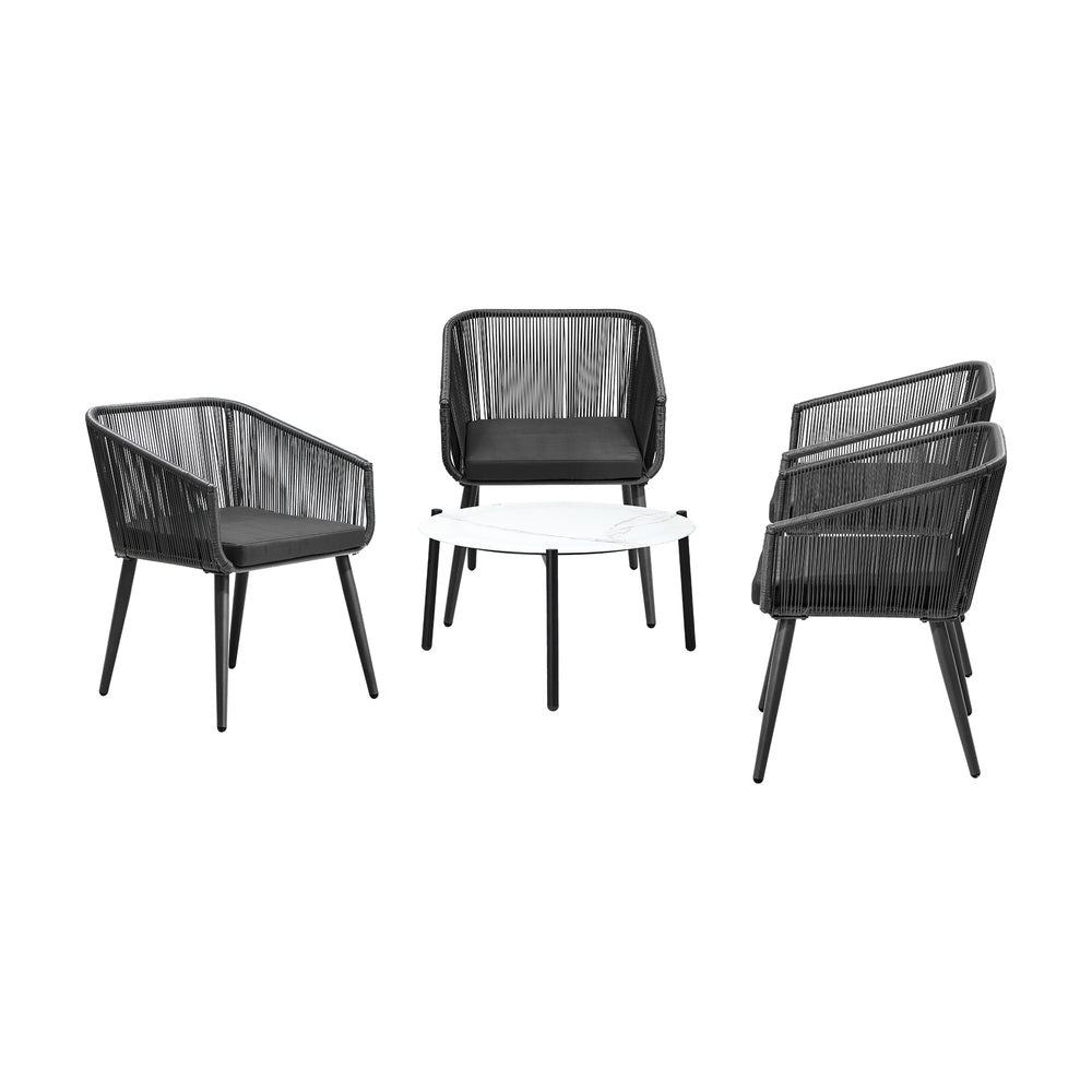 Livsip Outdoor Lounge Setting Furniture 5 Piece Patio Set-Outdoor Patio Set-PEROZ Accessories