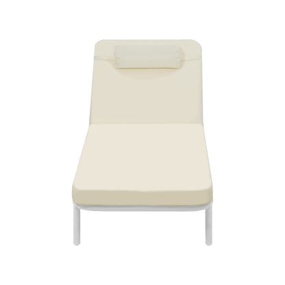 Livsip Sun Lounge Outdoor Patio Furniture Setting Beige-Sun Lounge-PEROZ Accessories