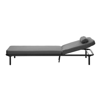 Livsip Sun Lounge Outdoor Patio Furniture Setting Grey-Sun Lounge-PEROZ Accessories