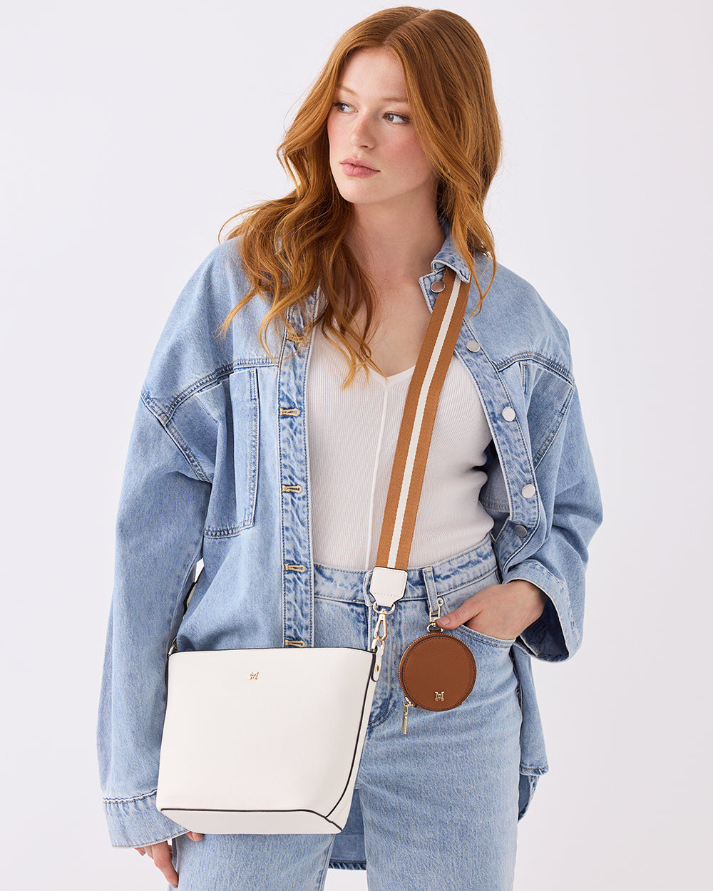Circle Coin Purse Charm-Wallets-PEROZ Accessories