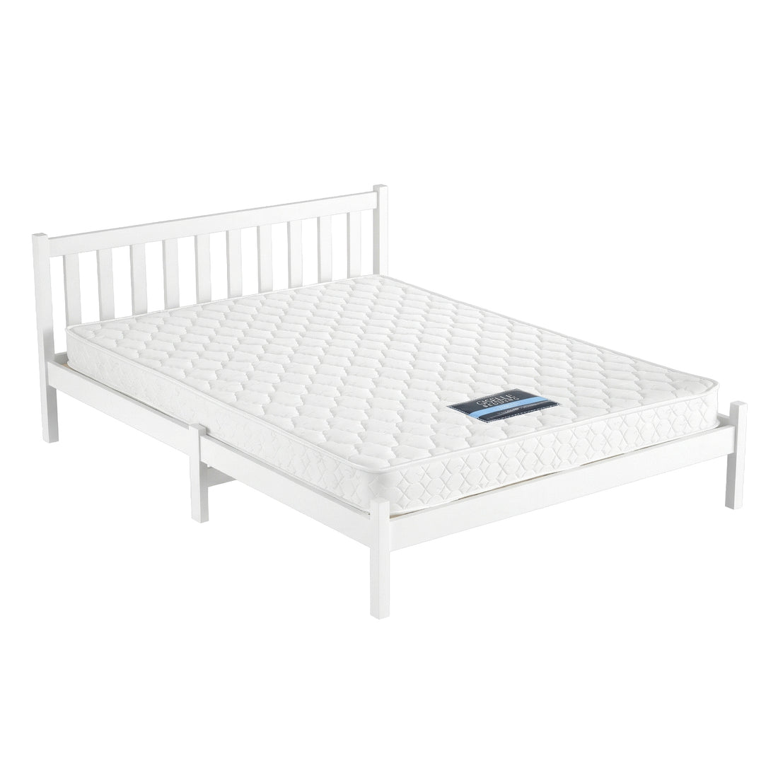Giselle Double Mattress with Artiss Wooden Bed Frame Natural Pine Timber Base-Furniture > Mattresses > Double Mattress-PEROZ Accessories