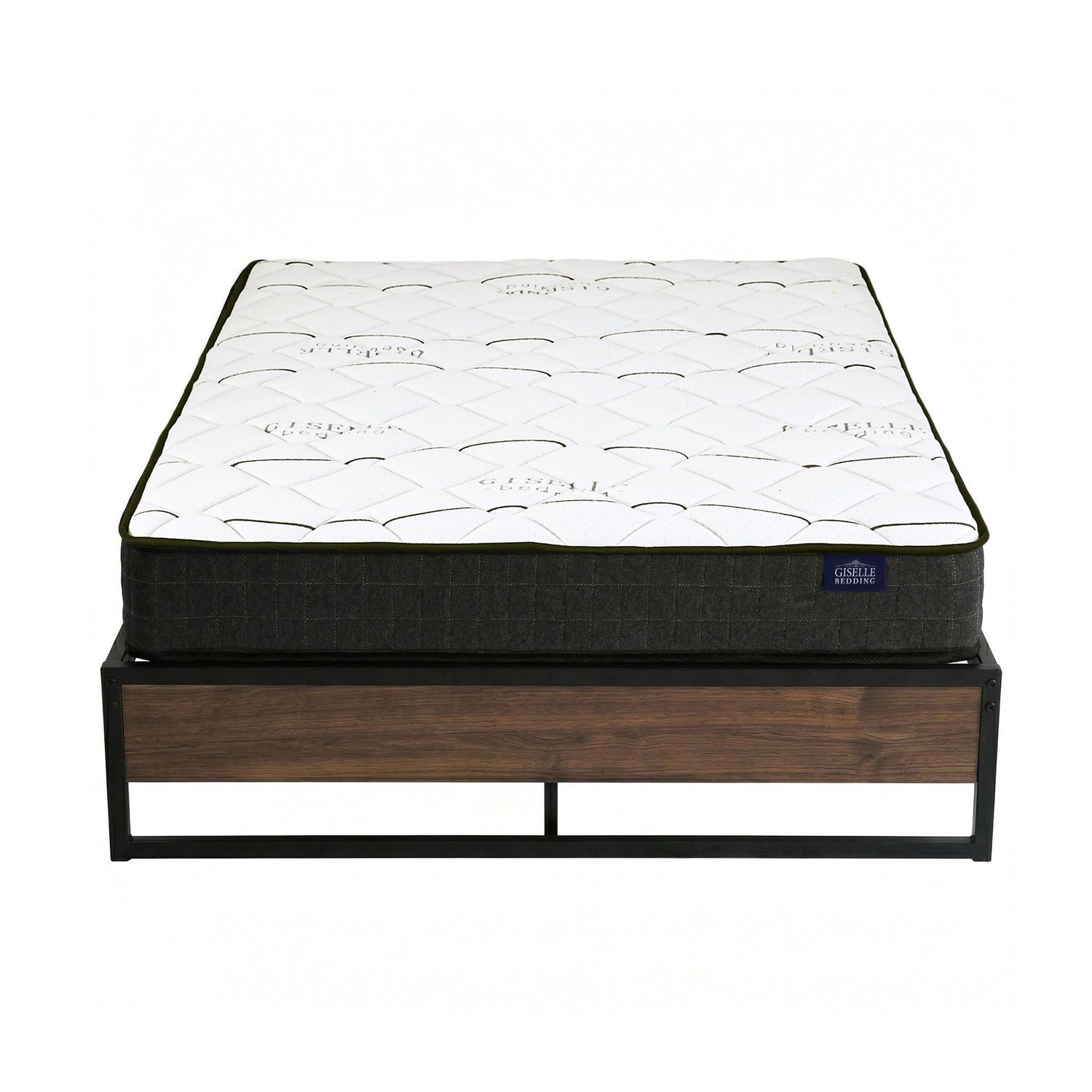 Giselle Double Mattress 16cm and Artiss Metal Bed Frame Set for Guest Rooms Studios-Furniture > Mattresses > Double Mattress-PEROZ Accessories