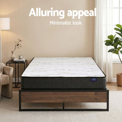Giselle Double Mattress 16cm and Artiss Metal Bed Frame Set for Guest Rooms Studios-Furniture > Mattresses > Double Mattress-PEROZ Accessories