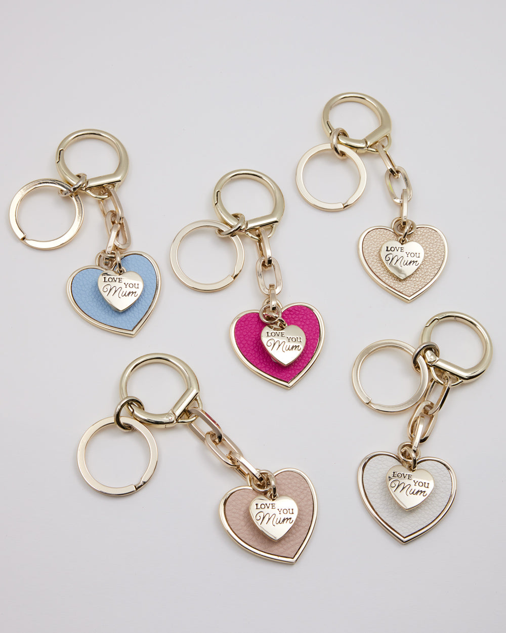 Heart Keychain With Personalisation Charm-Accessories-PEROZ Accessories