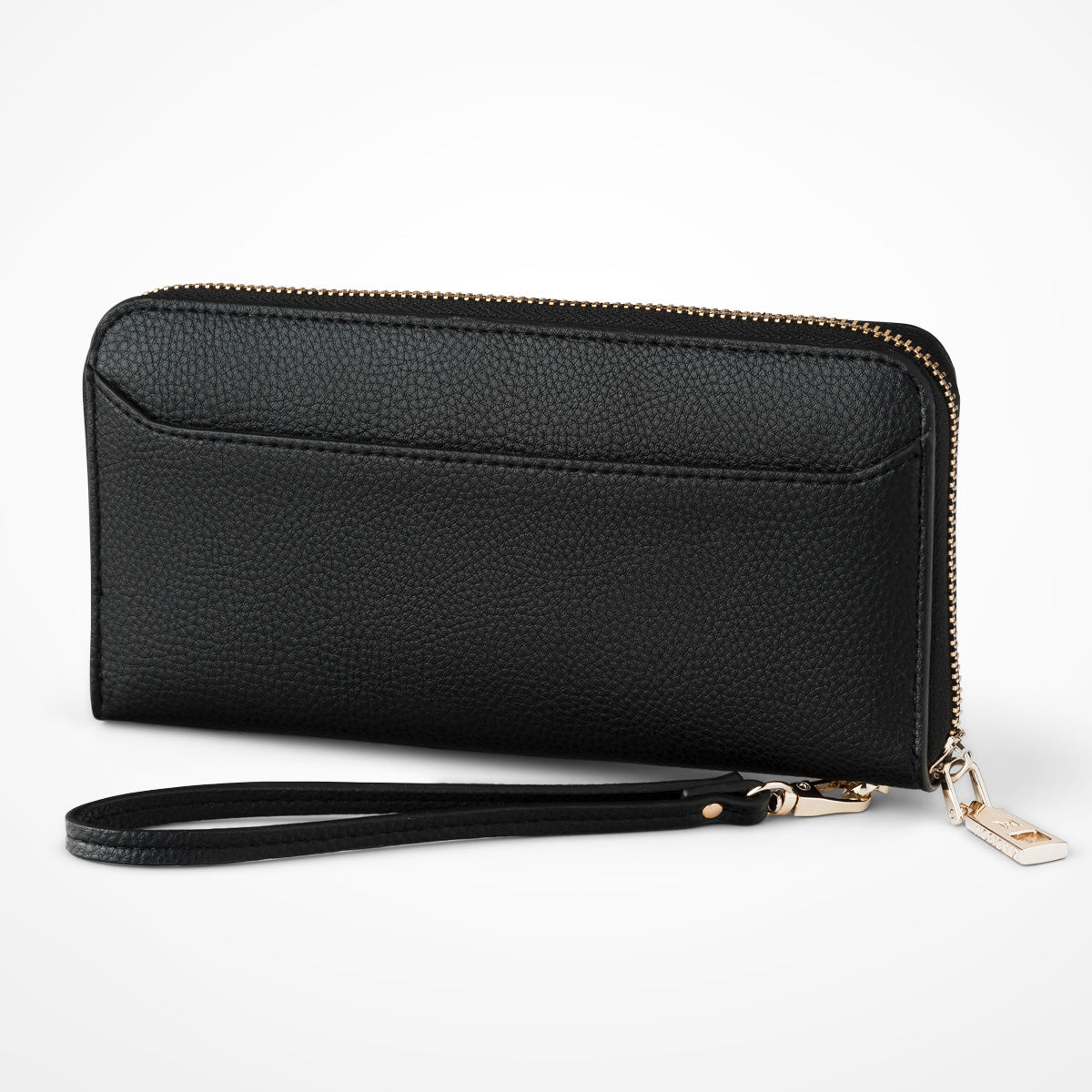 Harlow Zip Around Clutch Wallet With Detachable Wrist Strap-PEROZ Accessories