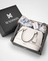 Handbag, Wallet, Coinpurse & Personalisation Charm Giftbox - Grace Dome Satchel & Mini Coinpurse-Handbags-PEROZ Accessories
