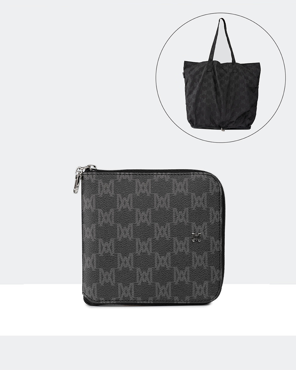 Hideaway Fold-Up Shopping Tote-PEROZ Accessories