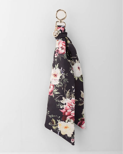 Olivia Crescent Crossbody With Chain + Scarf Charm-PEROZ Accessories