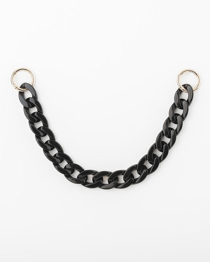 Olivia Crescent Crossbody With Chain + Resin Chain Strap-PEROZ Accessories