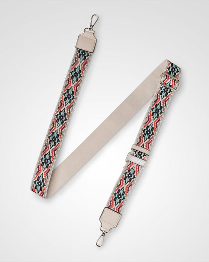 Olivia Crescent Crossbody With Chain + Aztec Bag Strap-PEROZ Accessories