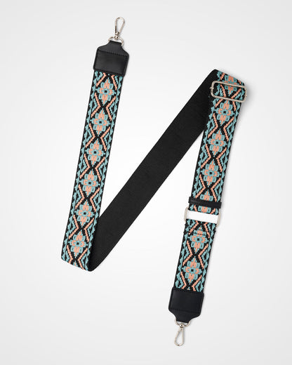 Monica Camera Crossbody Bag + Aztec Bag Strap-Handbags-PEROZ Accessories