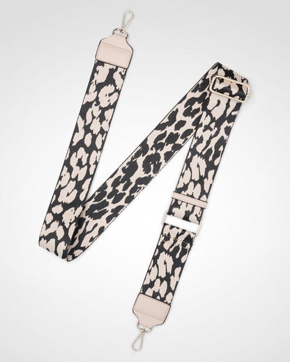 Avery 3 Compartment Crossbody Bag + Leopard Bag Strap-Handbags-PEROZ Accessories