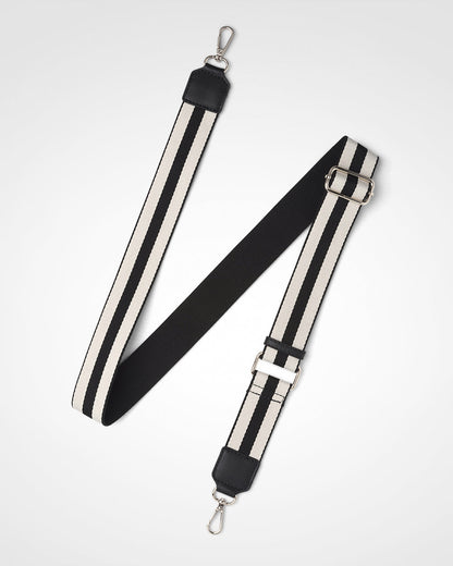 Olivia Nylon Crescent Crossbody Bag + Stripe Bag Strap-PEROZ Accessories