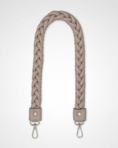 Pia Crescent Shoulder Bag With Crossbody Strap + Plait Strap-PEROZ Accessories