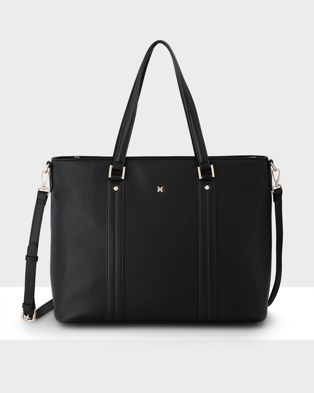 Tara Laptop Tote Work Bag With Crossbody Strap-Handbags-PEROZ Accessories