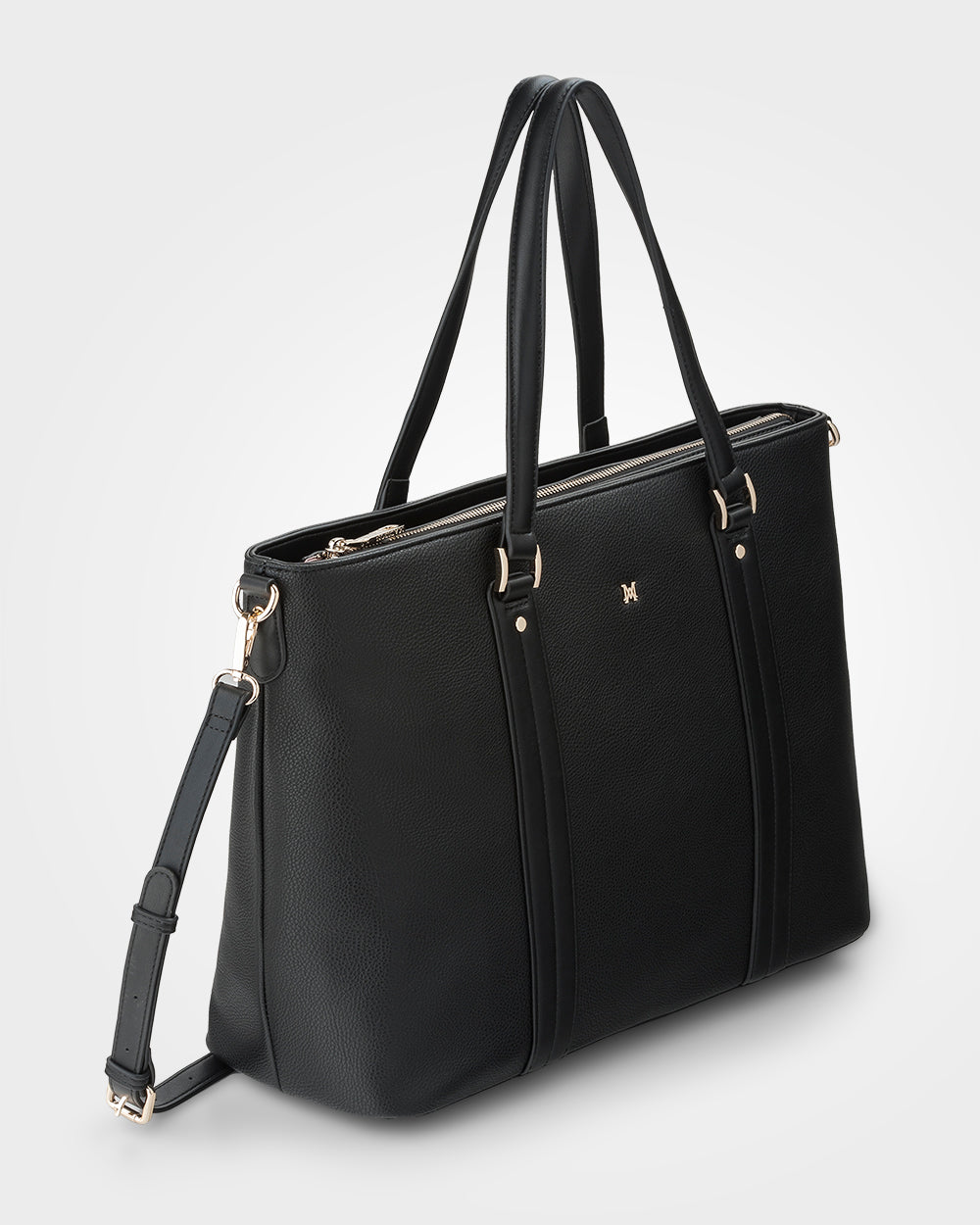 Tara Laptop Tote Work Bag With Crossbody Strap-Handbags-PEROZ Accessories