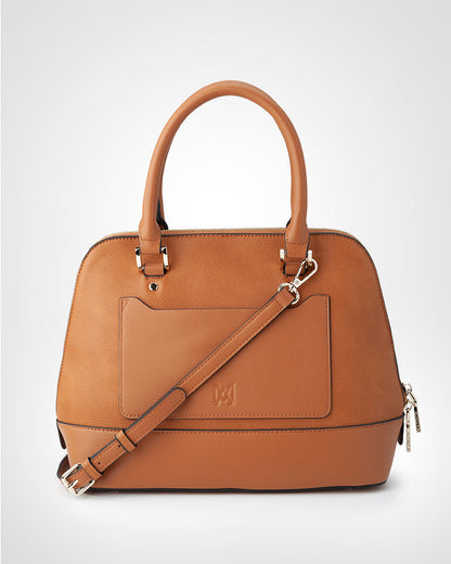 Grace Medium Dome Satchel Bag-Handbags-PEROZ Accessories