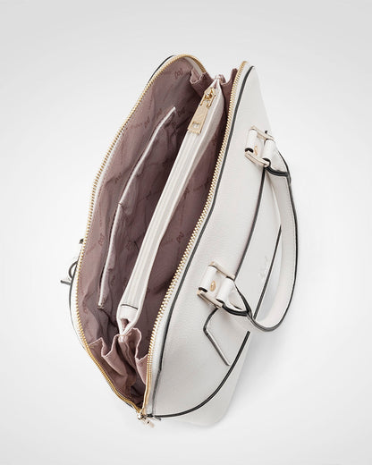 Grace Medium Dome Satchel Bag + Utility Bag Strap-PEROZ Accessories