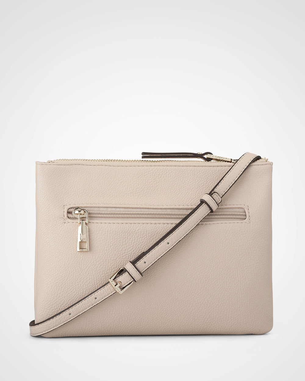 Charlotte Double Zip Crossbody Bag + Monogram Bag Strap-Handbags-PEROZ Accessories