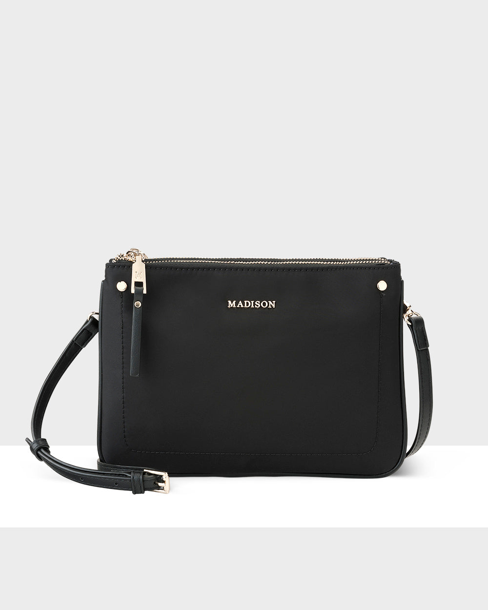 Charlotte Double Zip Crossbody Bag + Aztec Bag Strap-Handbags-PEROZ Accessories