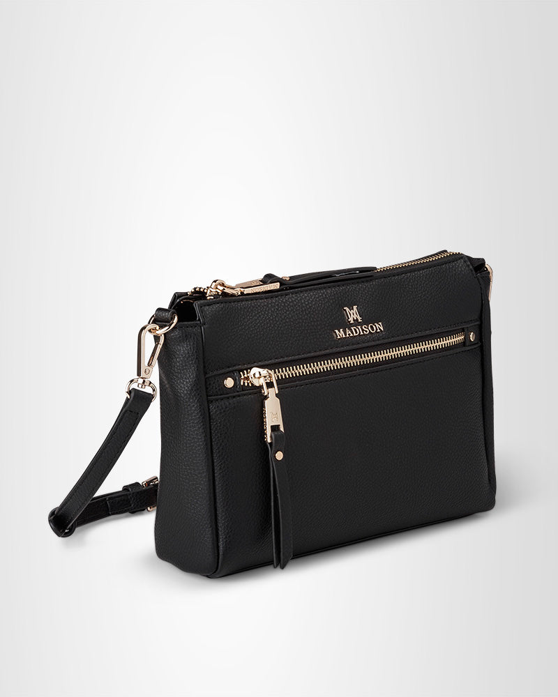Willow Zip Top Crossbody Bag-PEROZ Accessories
