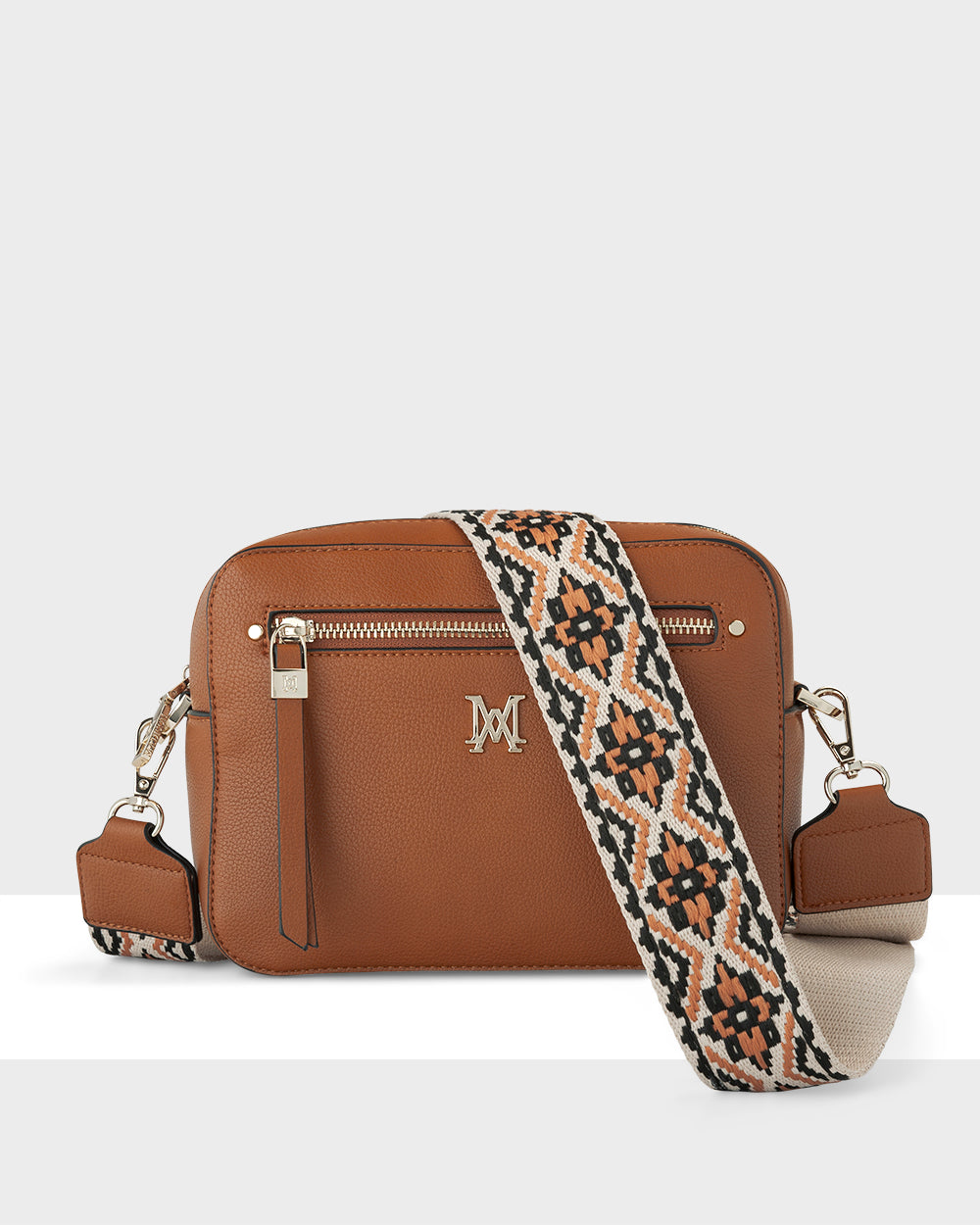 Molly Camera Crossbody Bag + Aztec Bag Strap-Handbags-PEROZ Accessories