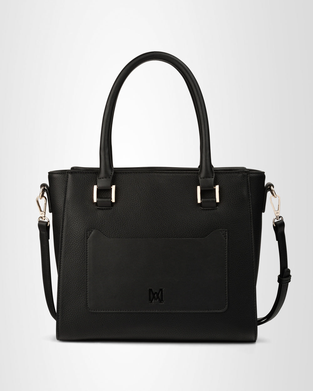 Angie Medium 3 Compartment Satchel Bag + Zebra Bag Strap-Handbags-PEROZ Accessories