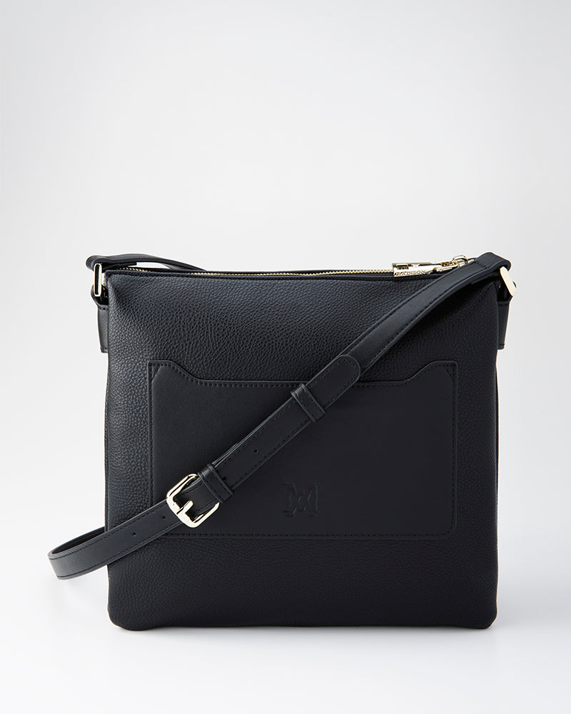 Renee Zip Top 2 Compartment Crossbody Bag-PEROZ Accessories