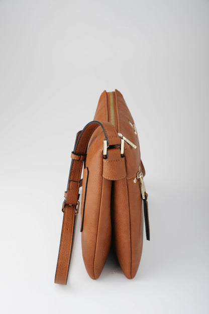Renee Zip Top 2 Compartment Crossbody Bag-PEROZ Accessories