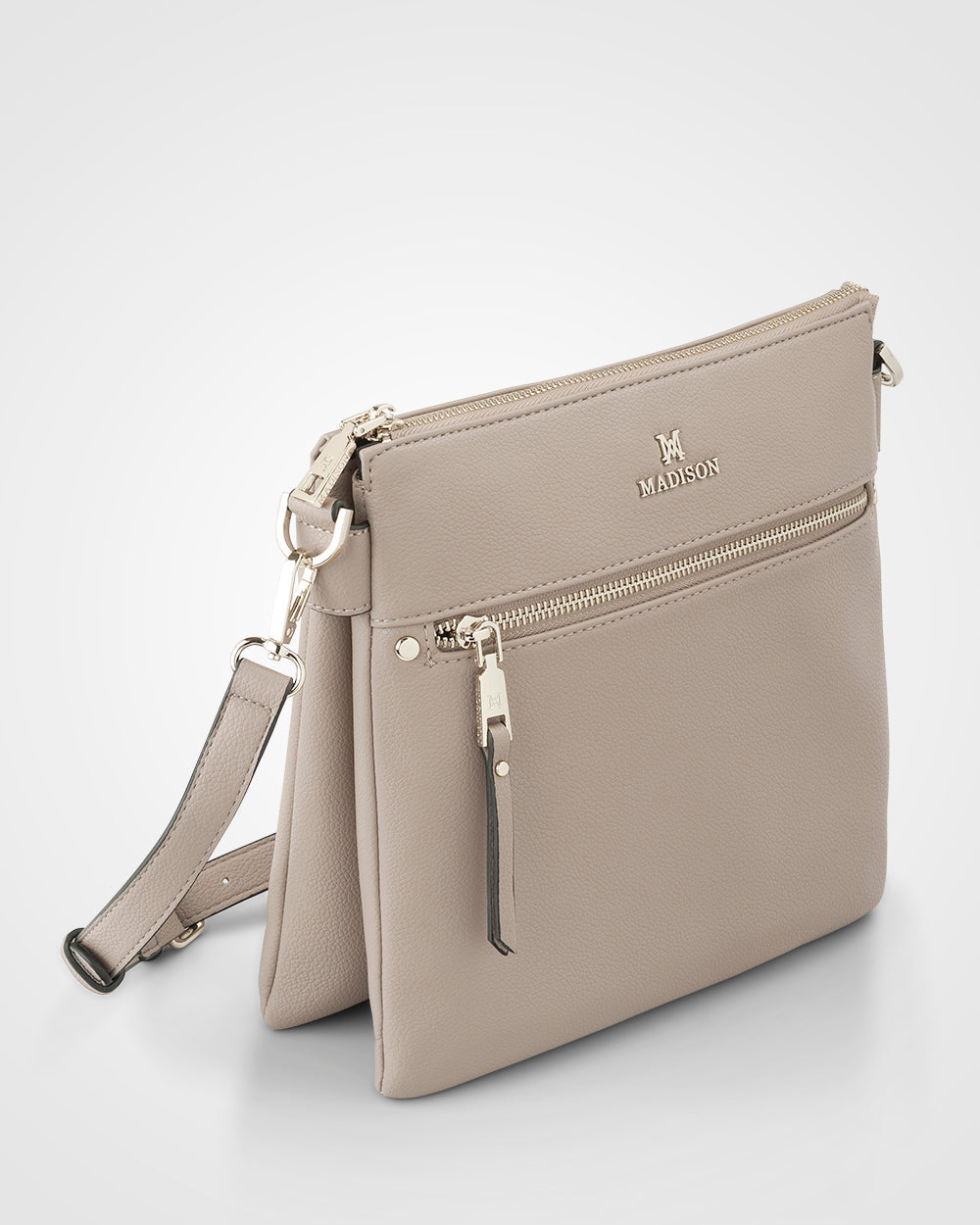 Renee Zip Top 2 Compartment Crossbody Bag-Crossbody Bags-PEROZ Accessories