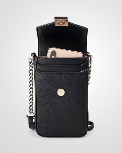 Lia Fold Over Mini Phone Crossbody Bag-PEROZ Accessories