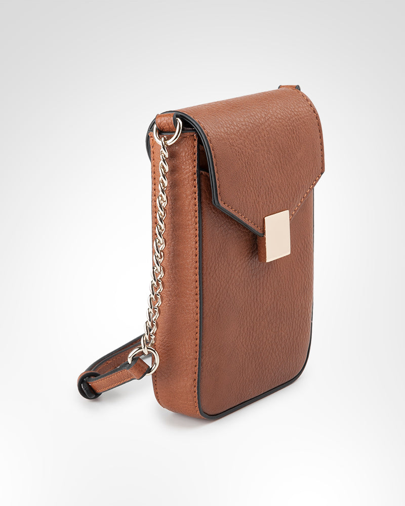 Lia Fold Over Mini Phone Crossbody Bag-PEROZ Accessories