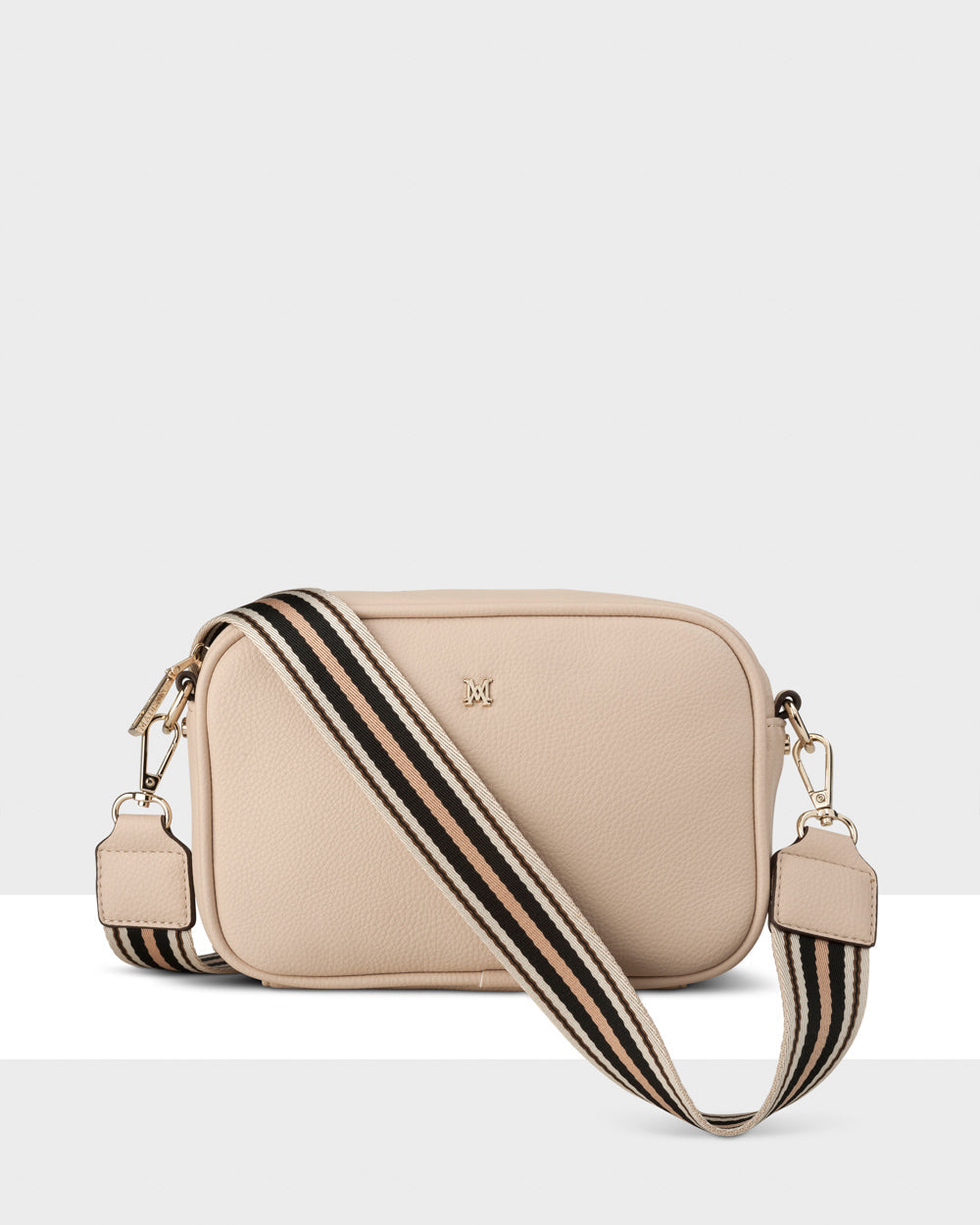 Monica Camera Crossbody Bag + Stripe Bag Strap-PEROZ Accessories