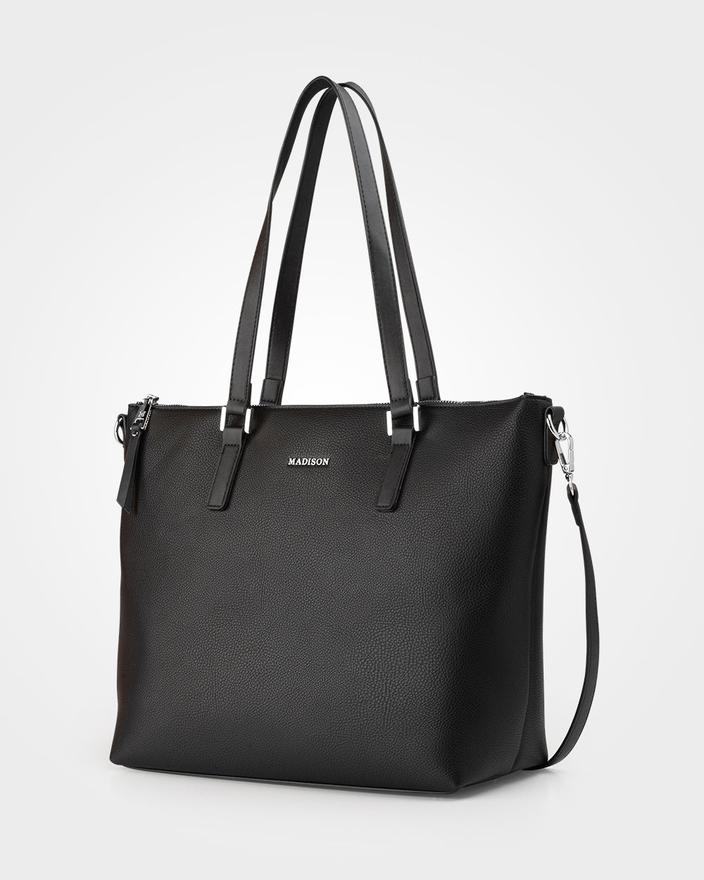 Inga Large Zip Top Tote Bag With Laptop Pocket-Handbags-PEROZ Accessories