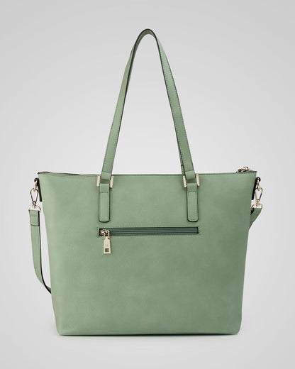 Inga Large Zip Top Tote Bag + Aztec Bag Strap-PEROZ Accessories