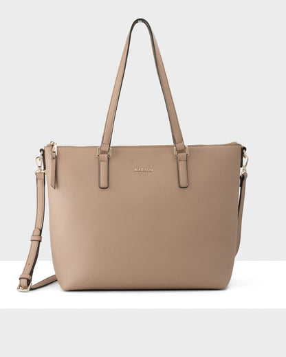 Inga Large Zip Top Tote Bag-PEROZ Accessories