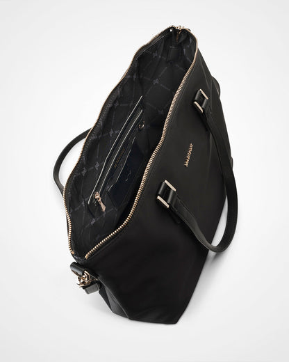 Inga Nylon Large Zip Top Tote Bag + Stripe Bag Strap-PEROZ Accessories