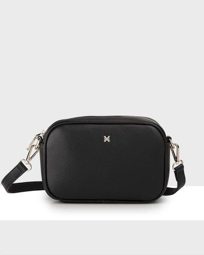 Monica &quot;Wear It 3 Ways&quot; Giftbox - Metallic Stripe, Monogram &amp; Matching Bag Strap-Gift-PEROZ Accessories