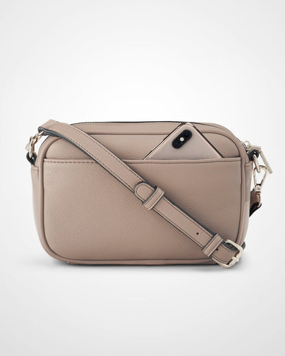 Monica Camera Crossbody Bag + Aztec Bag Strap-Handbags-PEROZ Accessories
