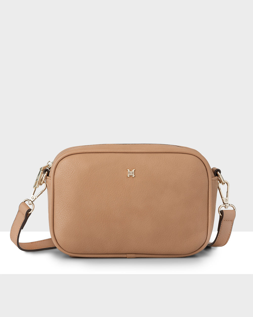Monica Camera Crossbody Bag + Monogram Bag Strap-Handbags-PEROZ Accessories