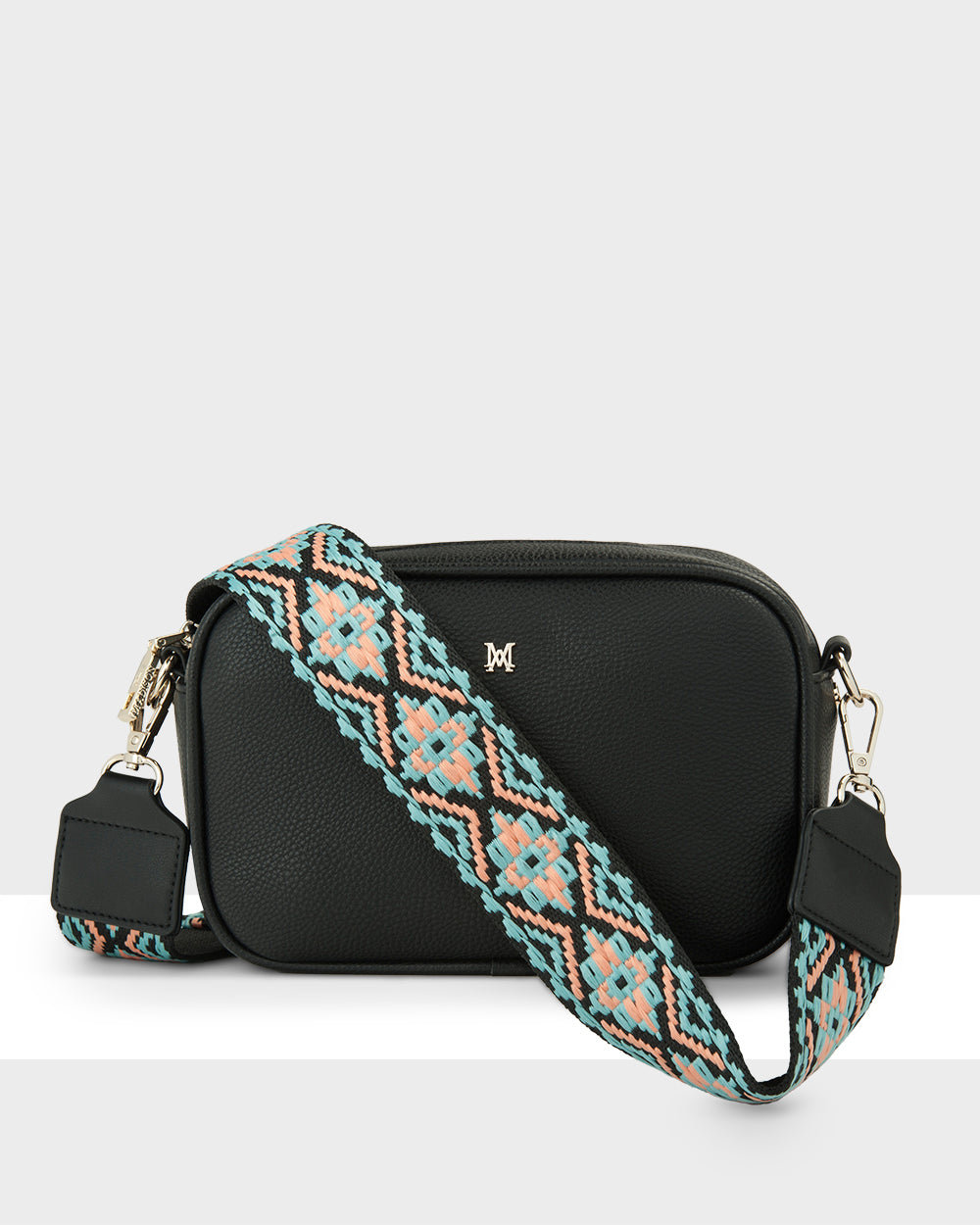 Monica Camera Crossbody Bag + Aztec Bag Strap-Handbags-PEROZ Accessories